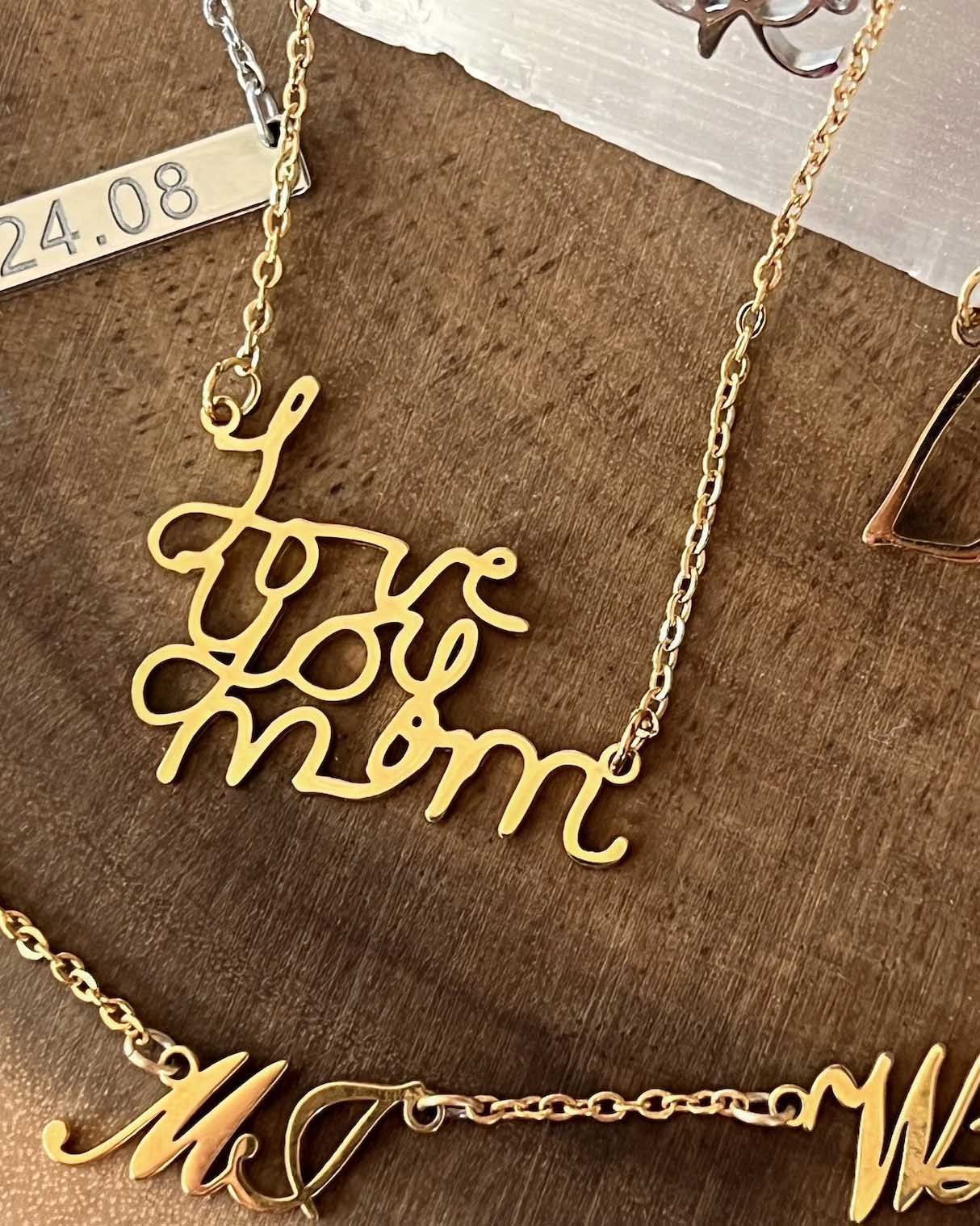 Actual Handwriting Necklace