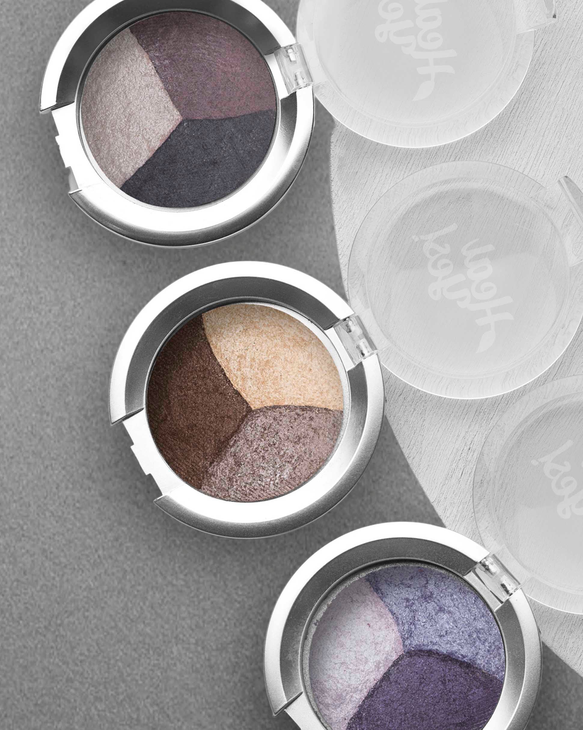 Long-Lasting Pressed Mineral Eyeshadow Trios - Talc-Free, Gluten-Free, + Much More!