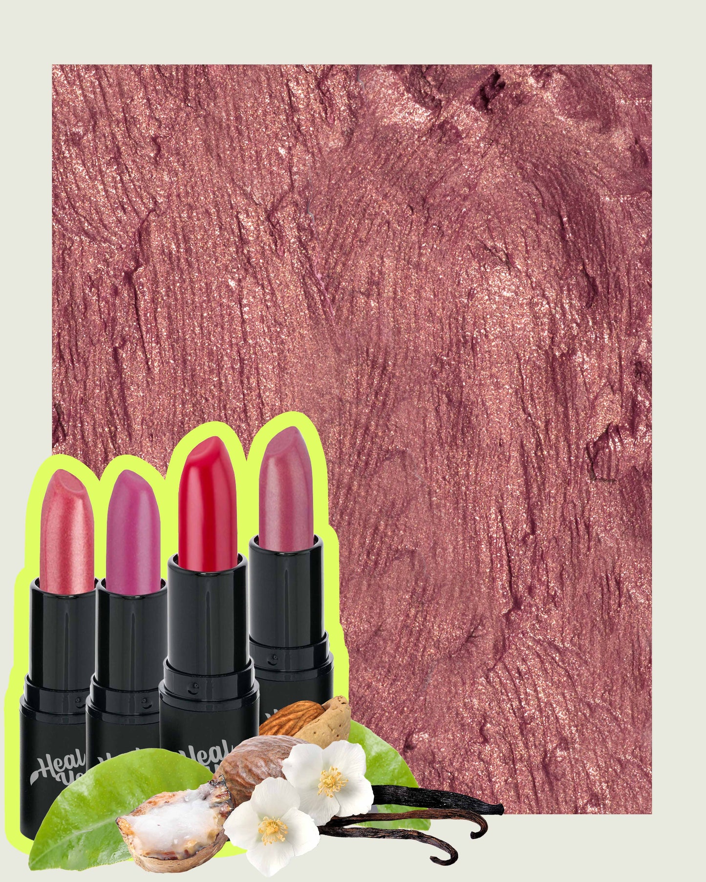 Vanilla Satin Mineral Lipstick - Vegan, Talc-Free & More!