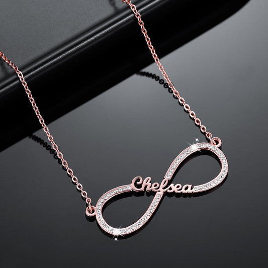 Personalized Infinity Symbol Necklace