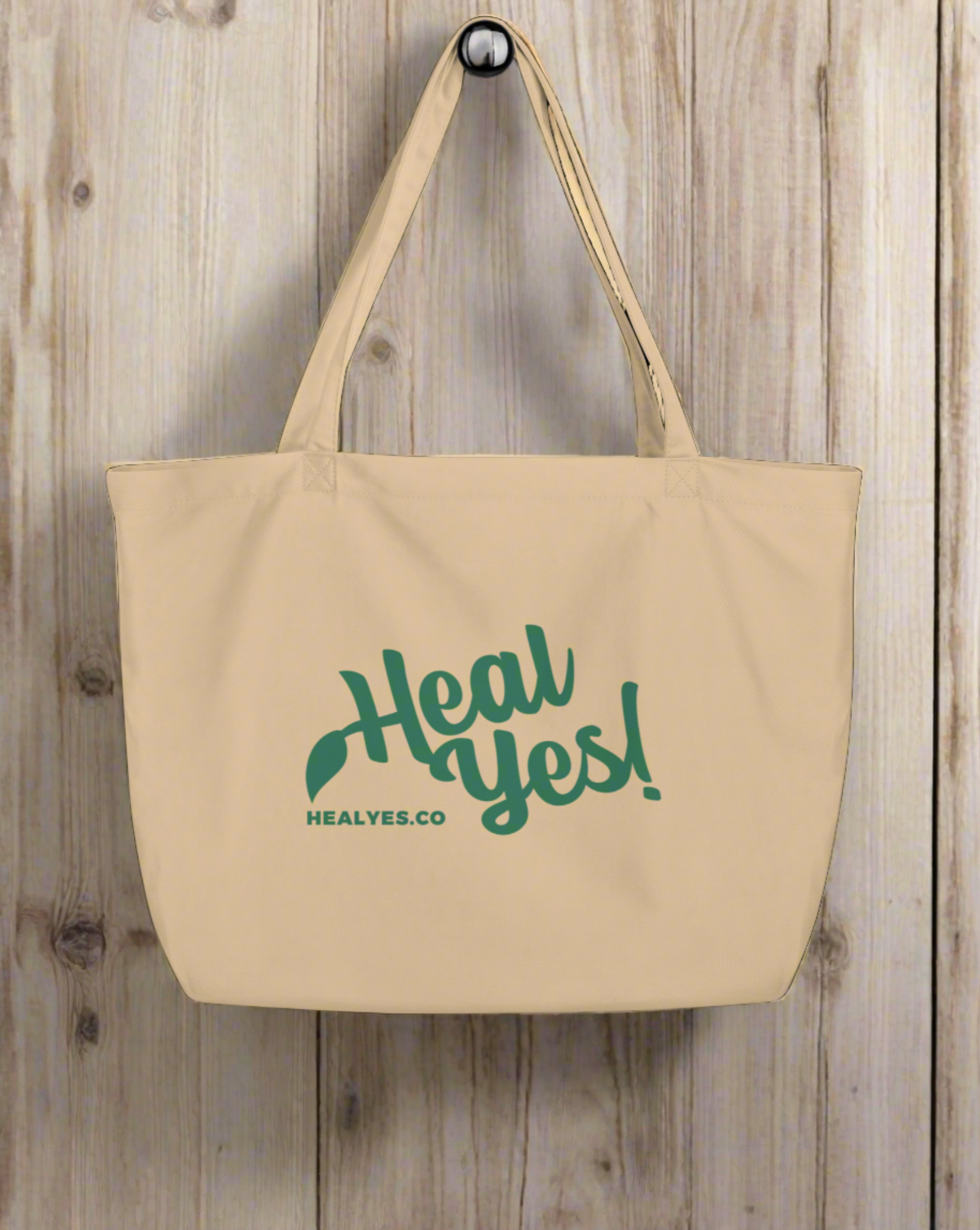 Large Organic Heal Yes! Tote