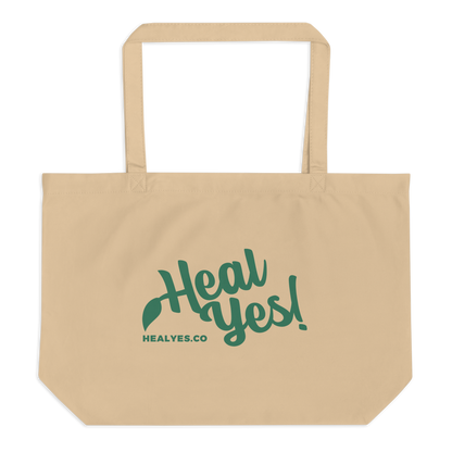 Large Organic Heal Yes! Tote