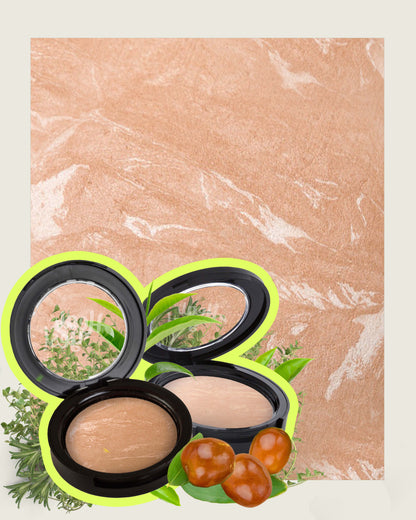 Long-Lasting Silky-Soft Pressed Mineral Foundation - Titanium Dioxide-Free, Phenoxyethanol-Free, + More!