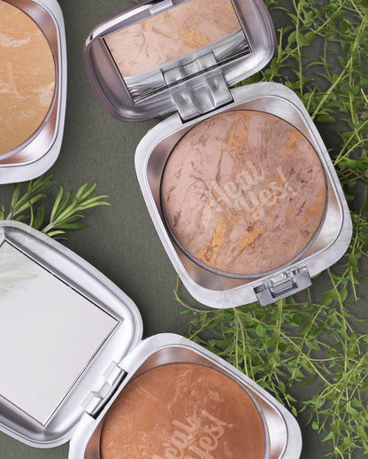 Long-Lasting Silky-Soft Pressed Mineral Foundation - Titanium Dioxide-Free, Phenoxyethanol-Free, + More!