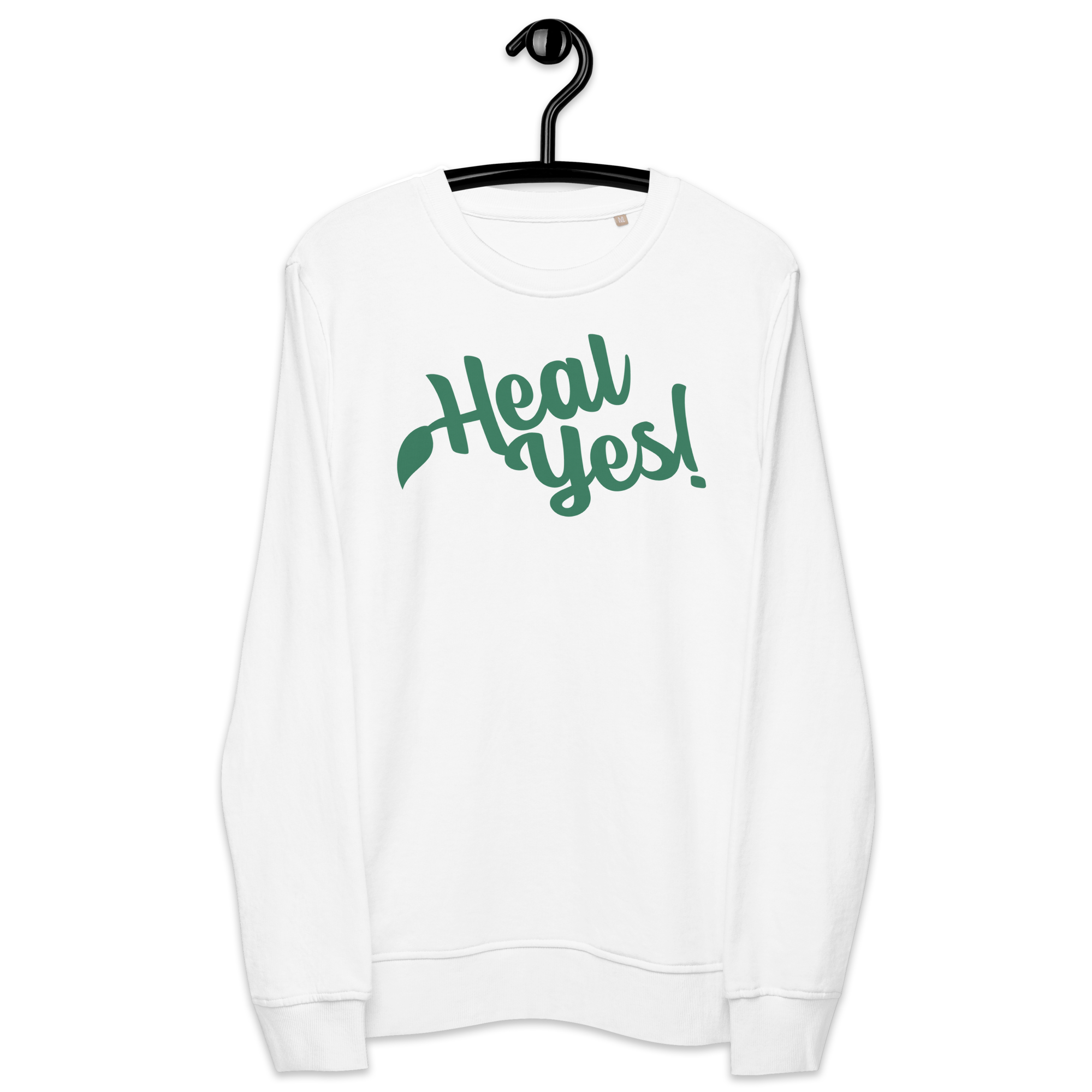 Heal Yes! Unisex Organic-and-Recycled Sweatshirt